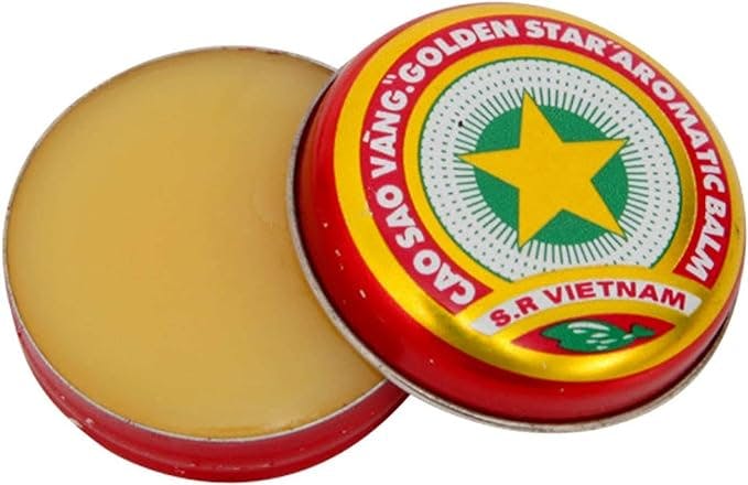 3 X New Golden Star Balm Vietnam 3g Each/9g Total (Natural) on Amazon