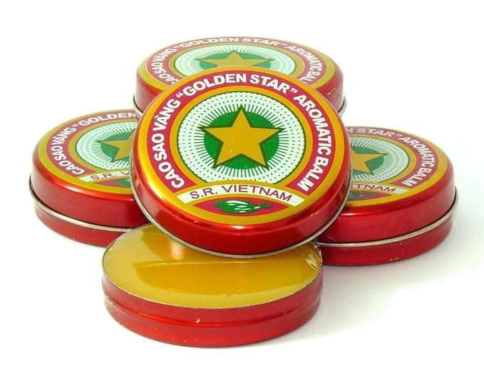 12 Boxes X 3 Grams (Net Weight), Golden Star Balm, Cao Sao Vang Vietnam, Aromatic Balsam on Amazon