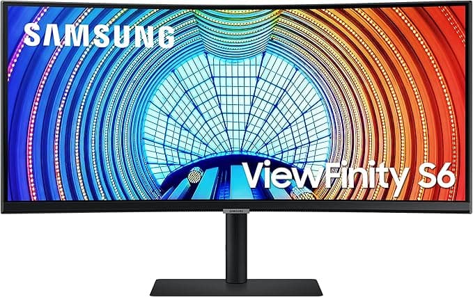 SAMSUNG Viewfinity S65UA Series 34-Inch Ultrawide QHD Curved Monitor, 100Hz, USB-C, HDR10 (1 Billion Colors) on Amazon